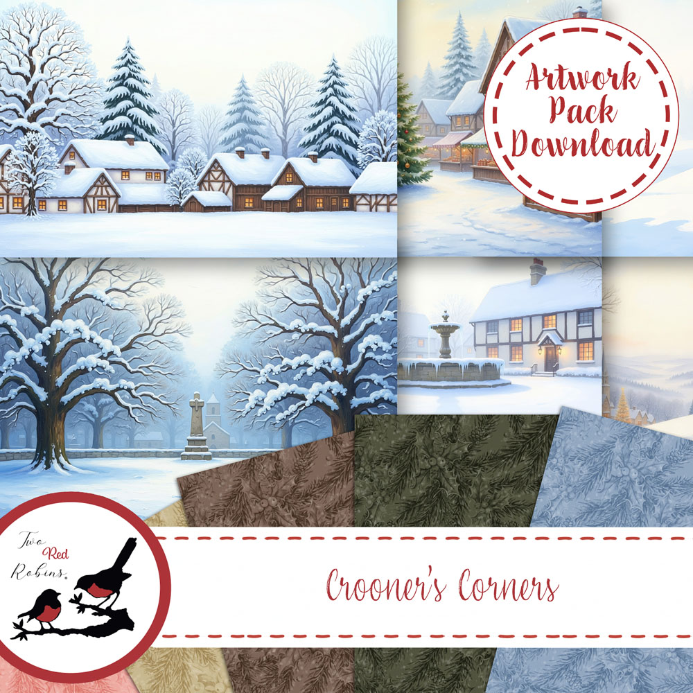 Two Red Robins Crooners Corners Scenes & Textures Download