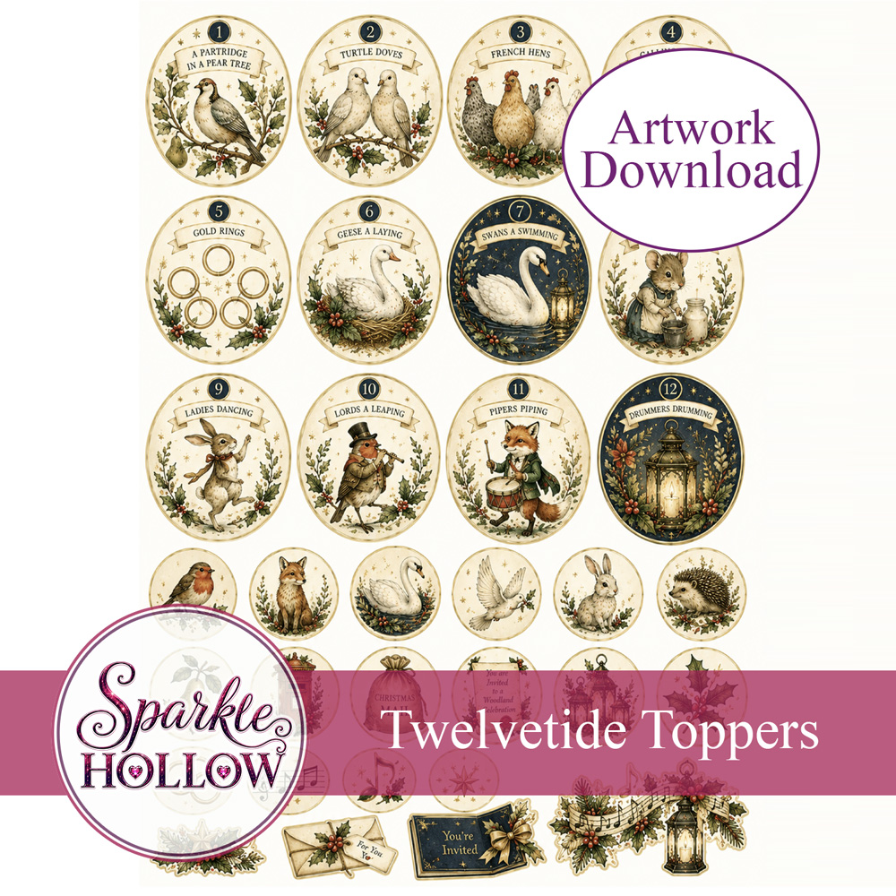 Sparkle Hollow Twelvetide Toppers Artwork Download