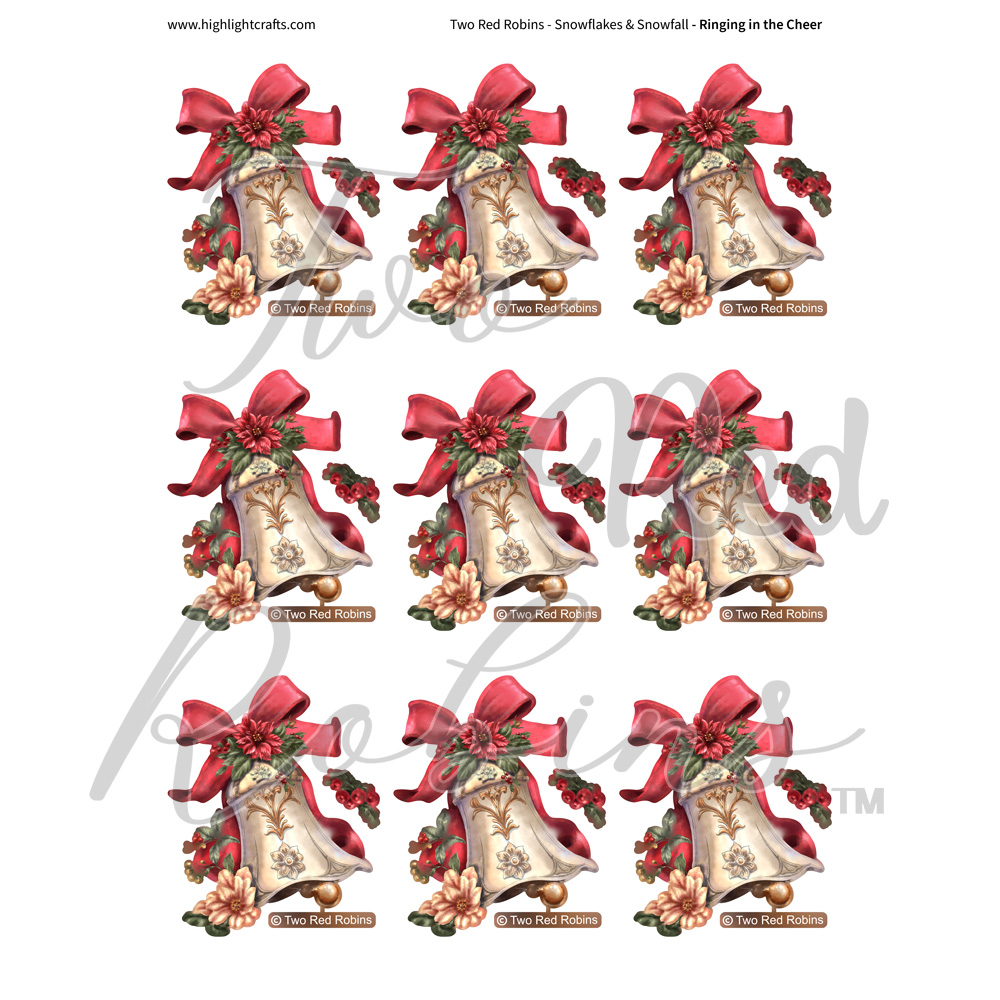 Two Red Robins Ringing in the Cheer Reflections Download 1