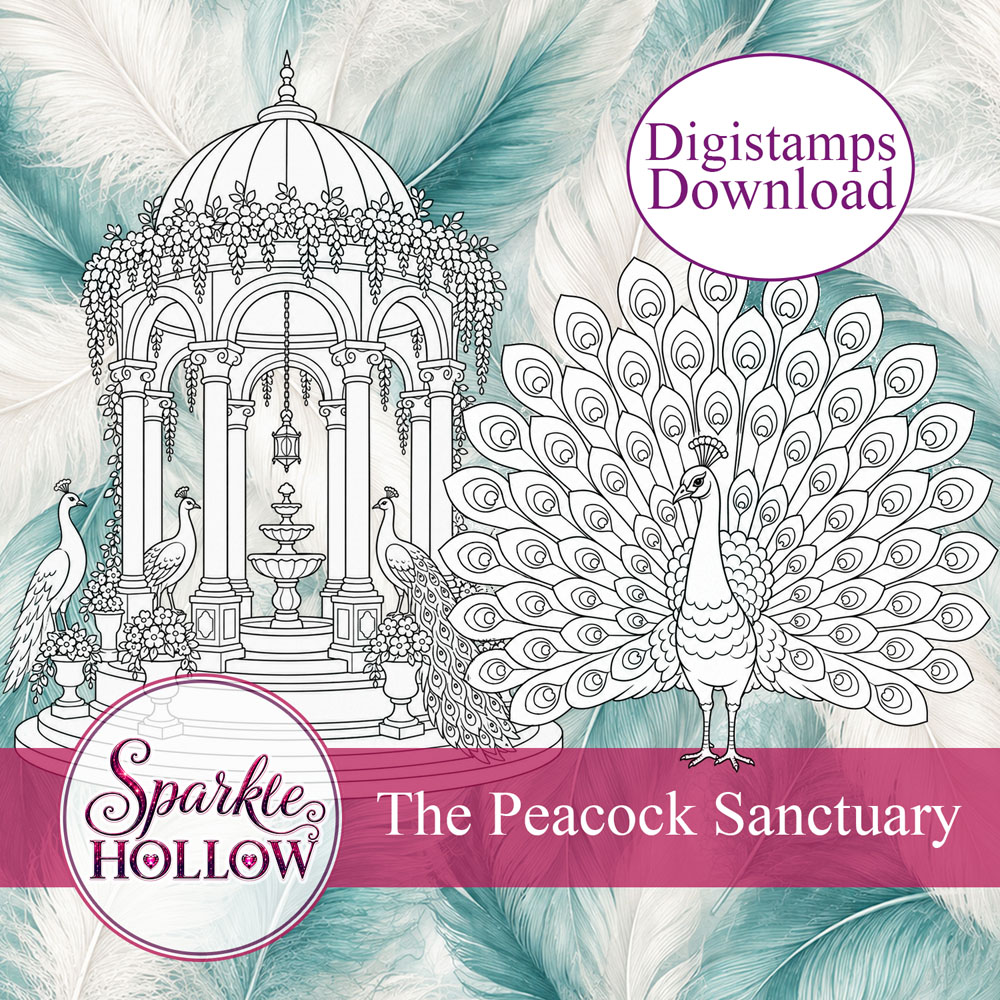 Sparkle Hollow The Peacock Sanctuary Digistamps Download