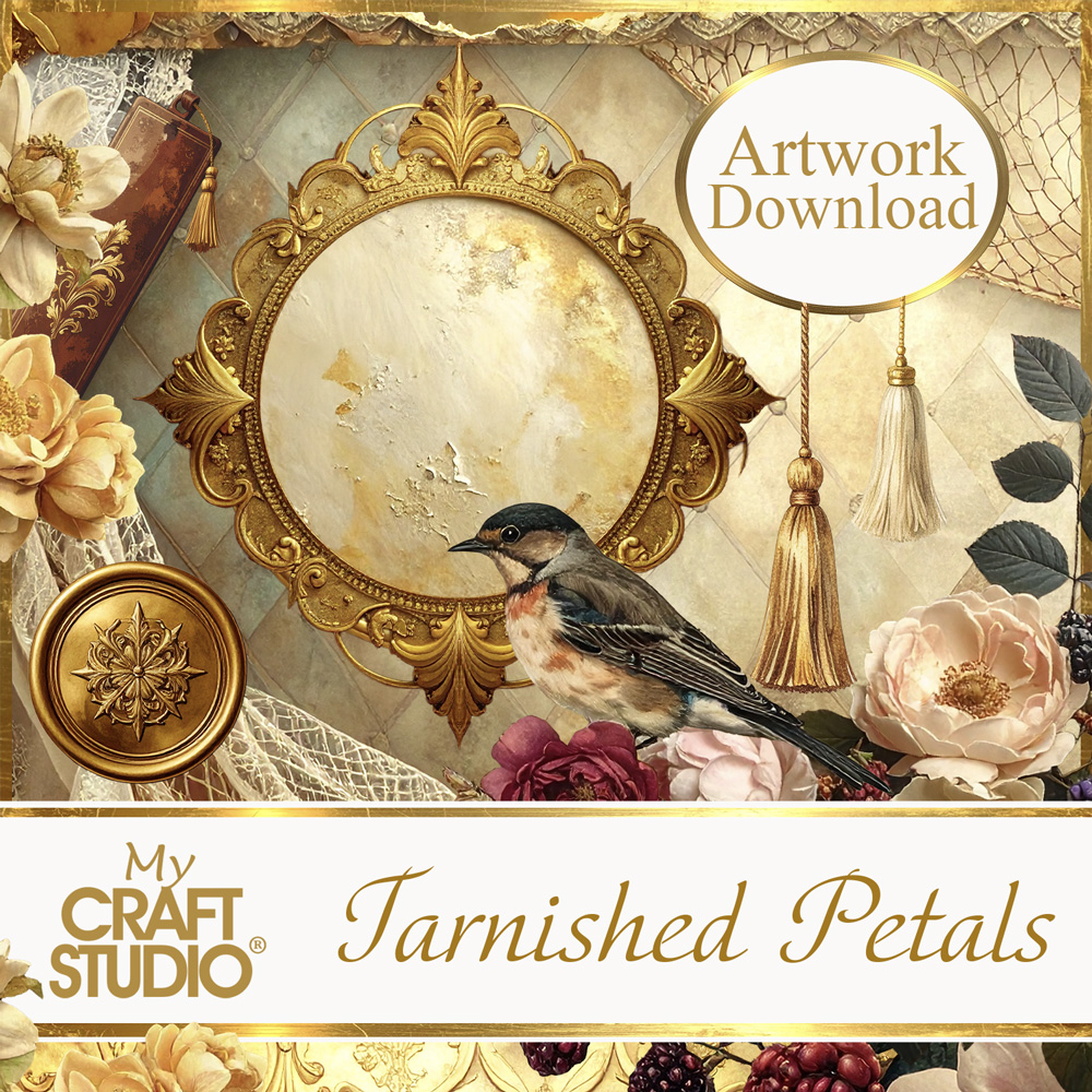 My Craft Studio Tarnished Petals Artwork Download