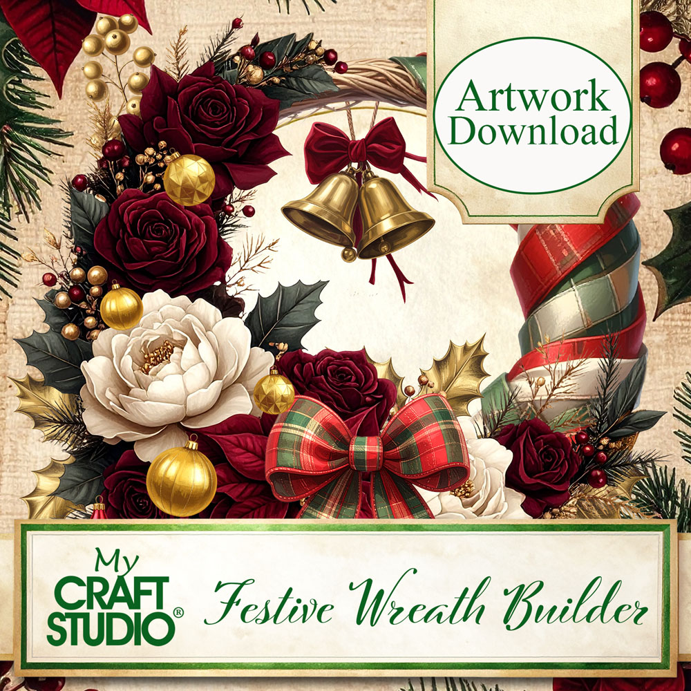 My Craft Studio Festive Wreath Builder Artwork Download