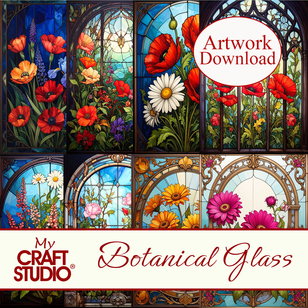 My Craft Studio Botanical Glass Artwork Download