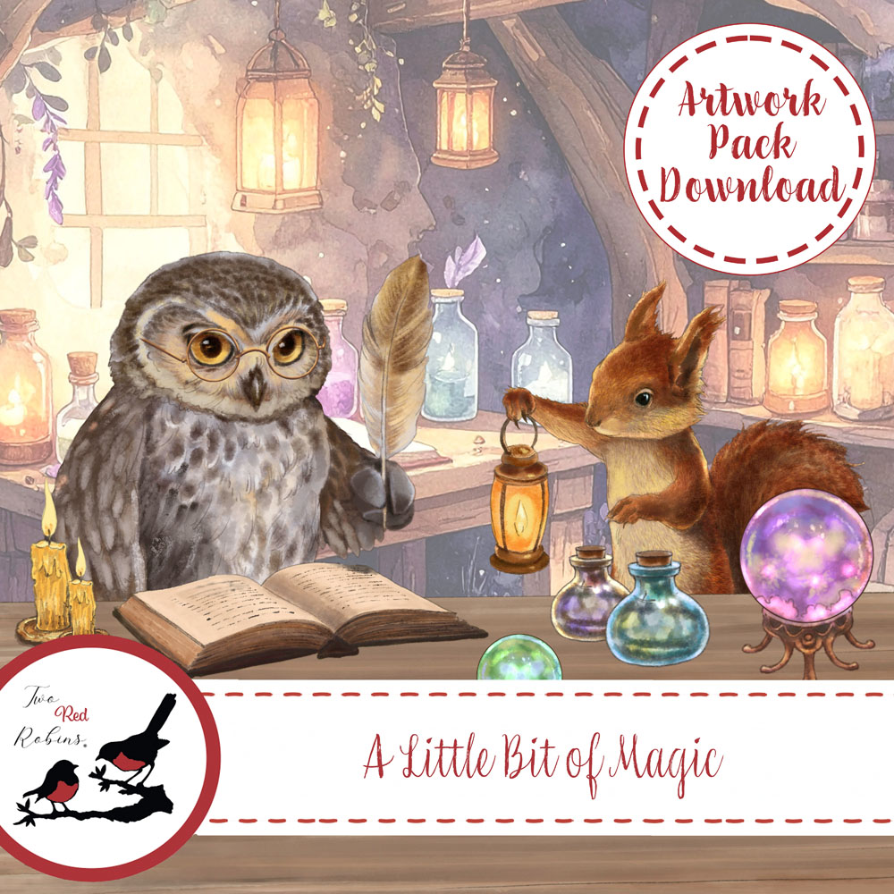 Two Red Robins A Little Bit of Magic Artwork Pack Download