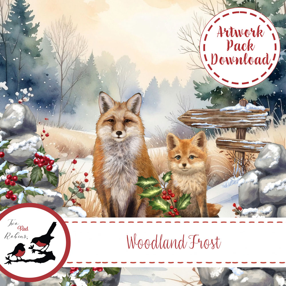 Two Red Robins Woodland Frost Artwork Pack Download