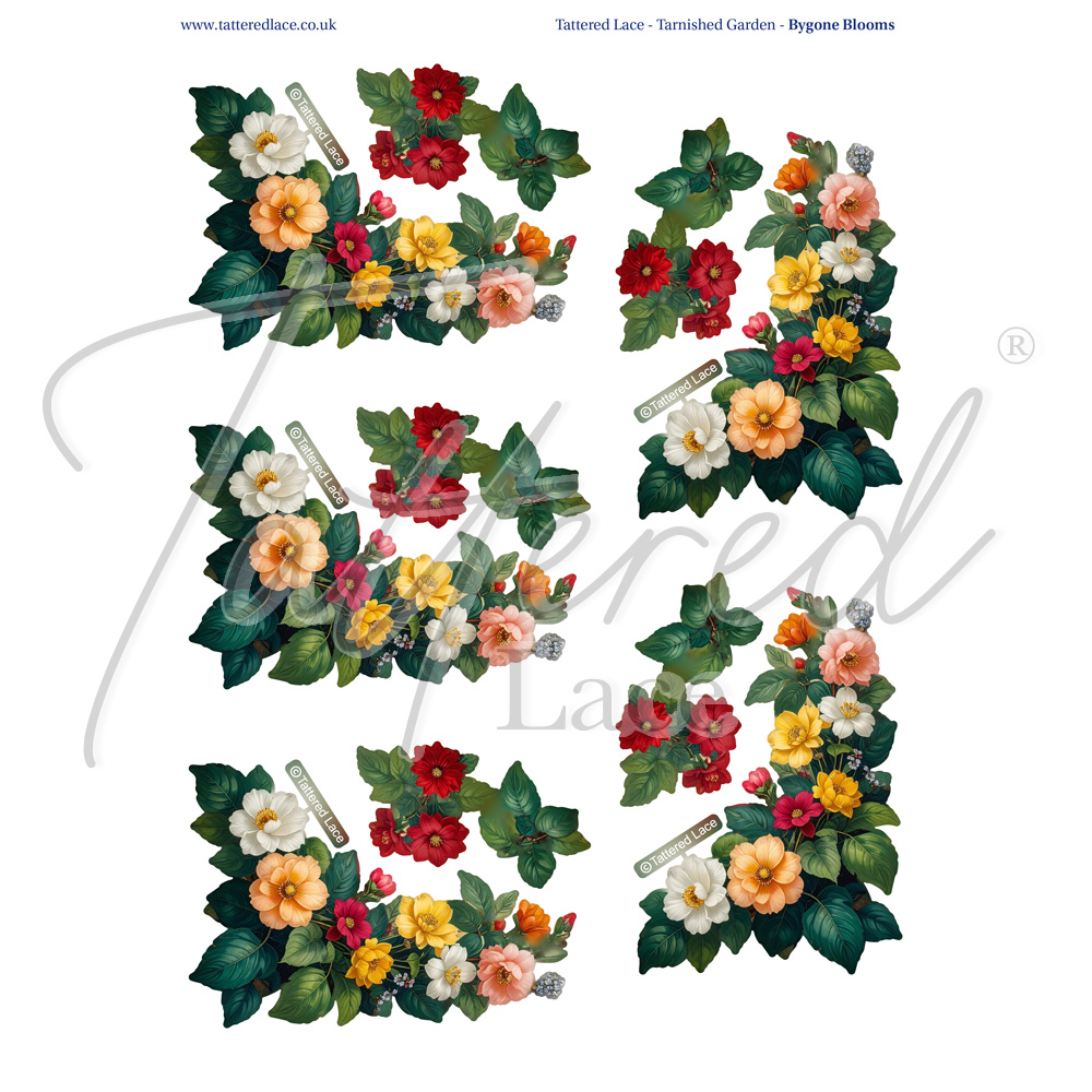 Tattered Lace Bygone Blooms Charisma Download