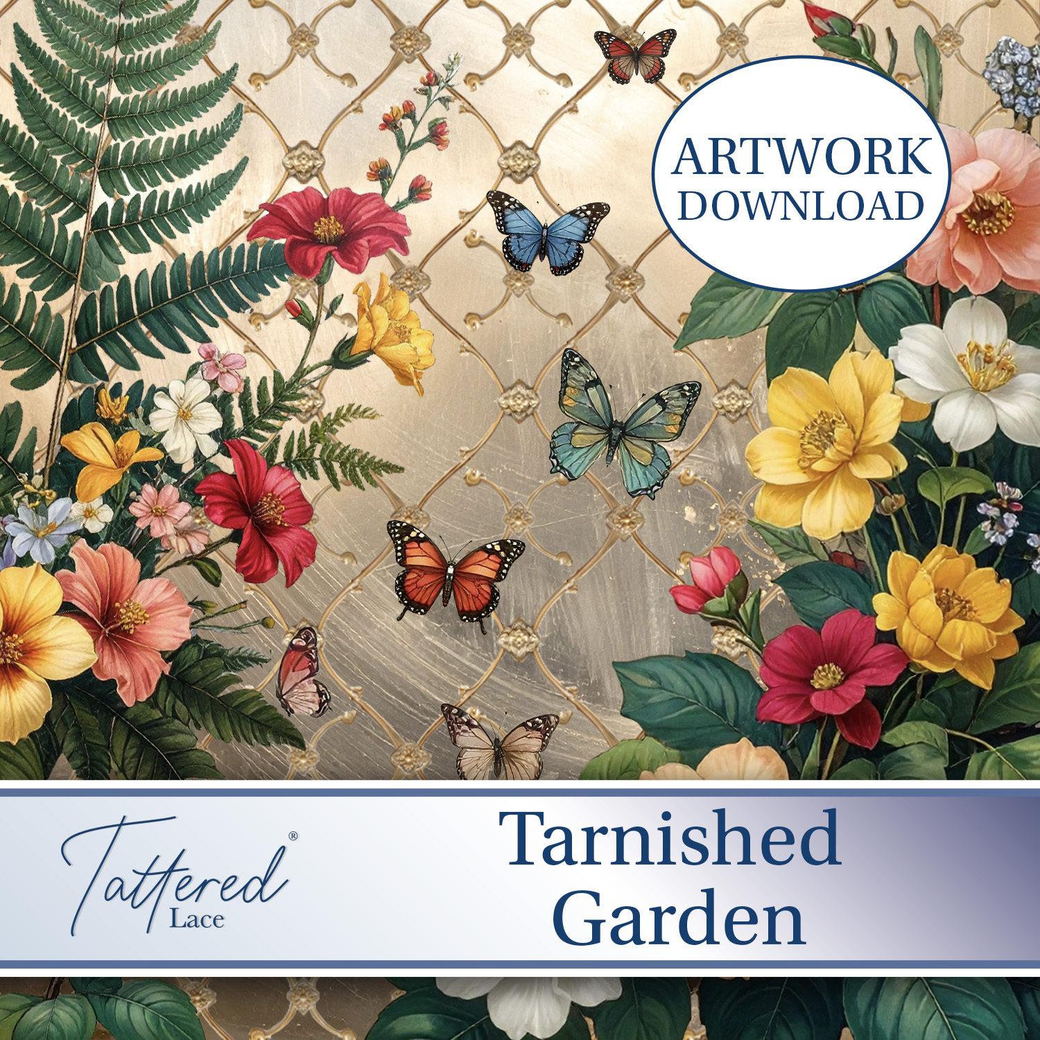 Tattered Lace Tarnished Garden Artwork Pack Download