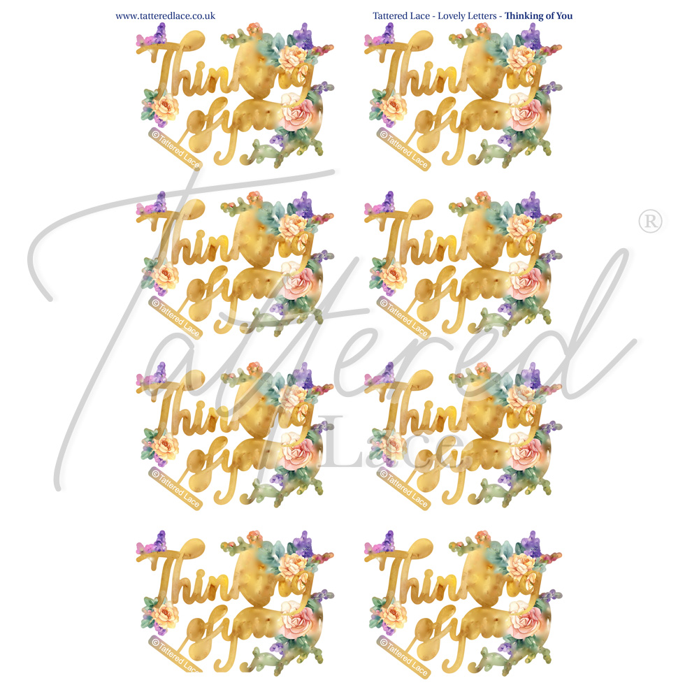 Tattered Lace Thinking of You Charisma Download 1
