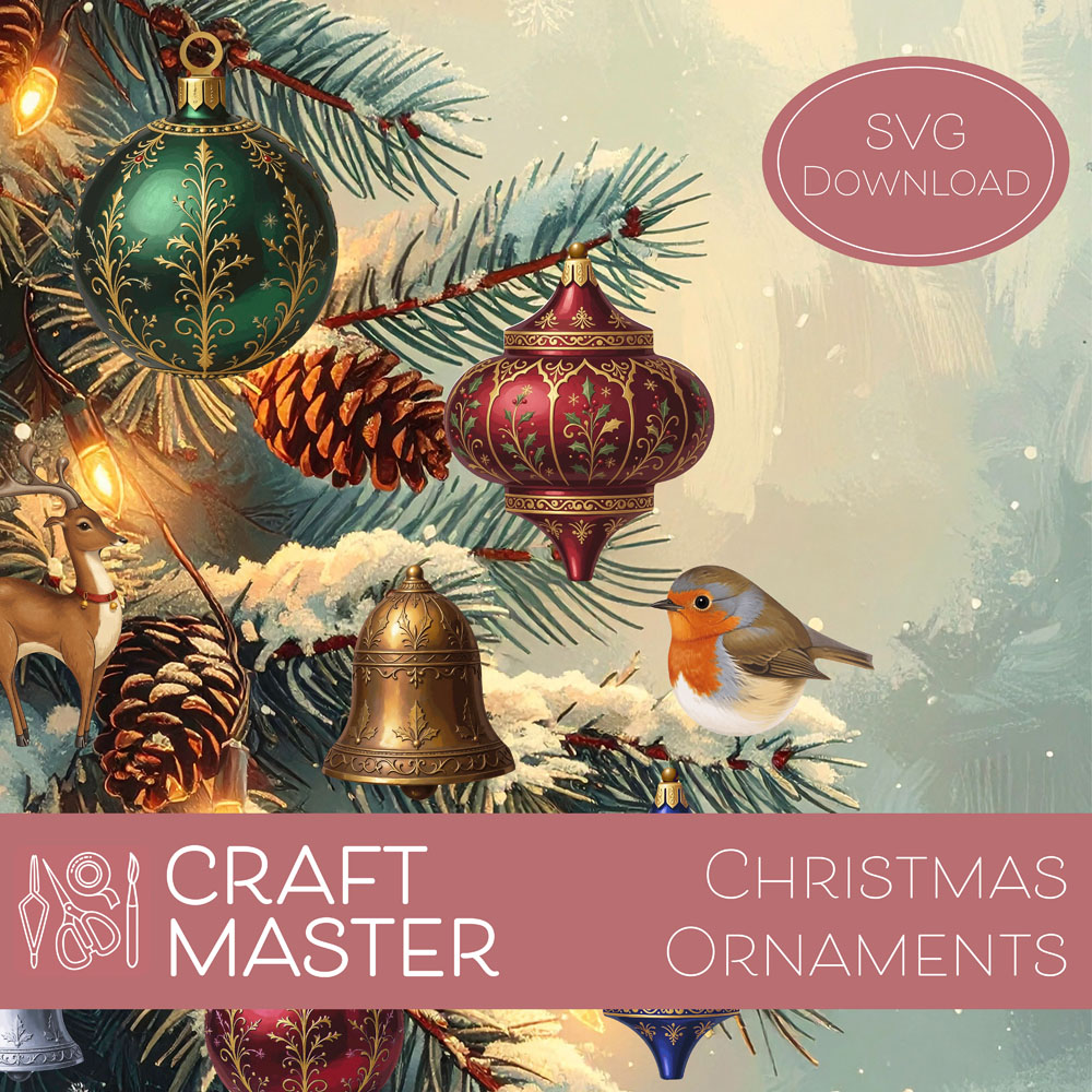 Craft Master Christmas Ornaments SVG Download