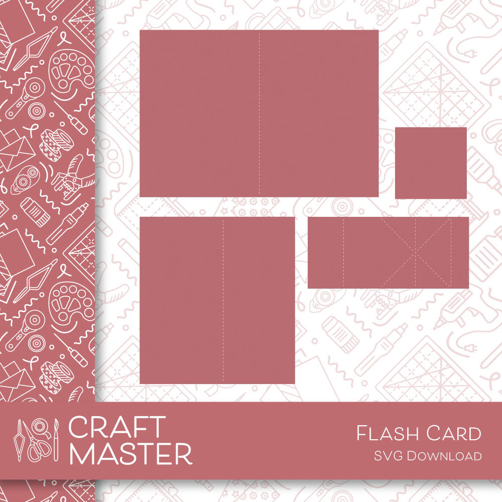 Craft Master Cardmakers Club Flash Card SVG Download - Highlight Crafts