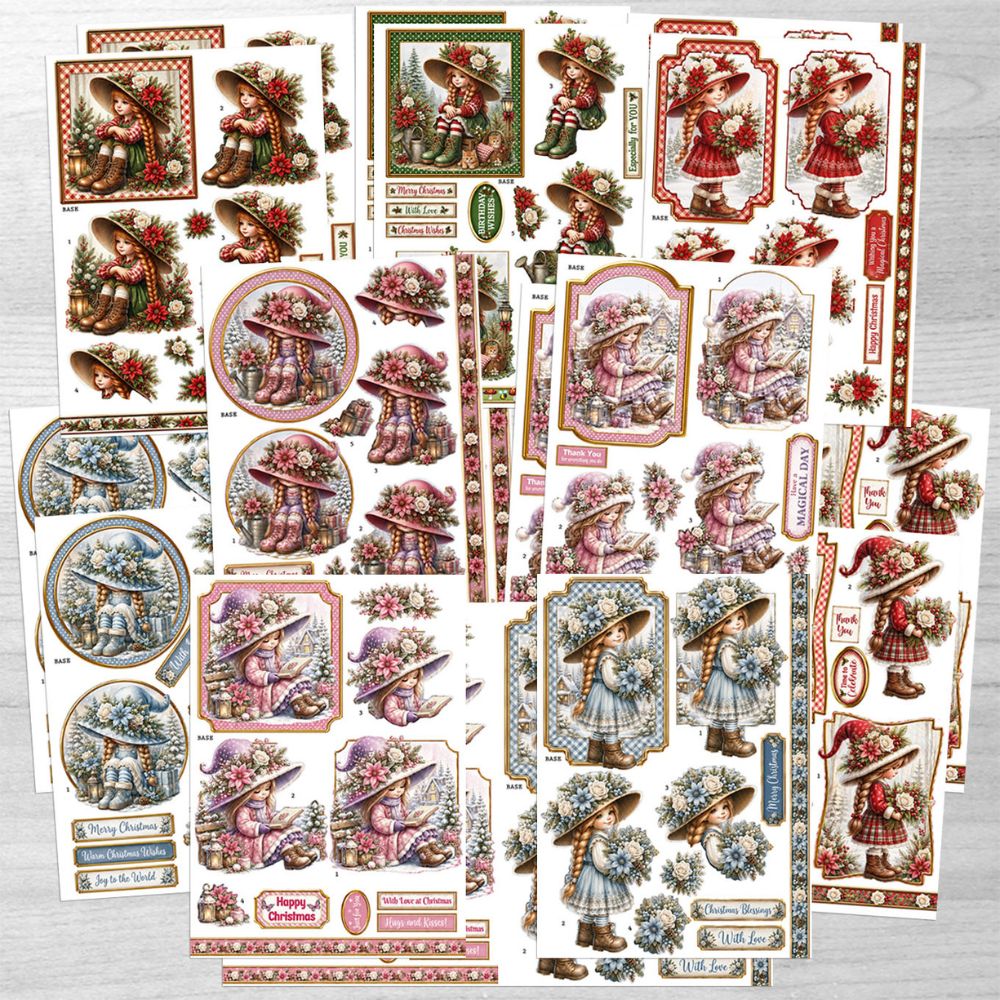 Debbi Moore Designs - Christmas at Meadow Lane Decoupage kit with Forever Code