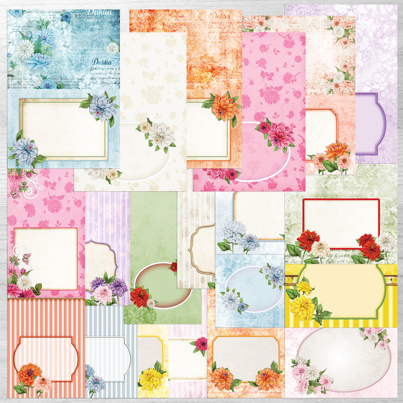 Pop Up Note Design Inserts Debbi Moore Designs Pop Up Mania Floral Insert Kit with Free Envelopes ...