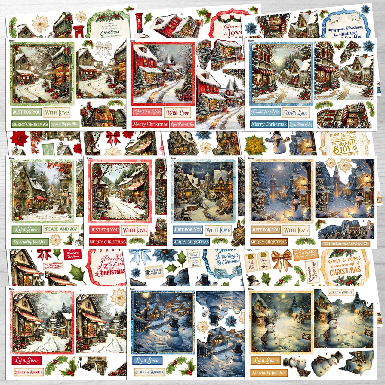 Debbi Moore Designs - Christmas by Moonlight Cardmaking Kit with Forever Code