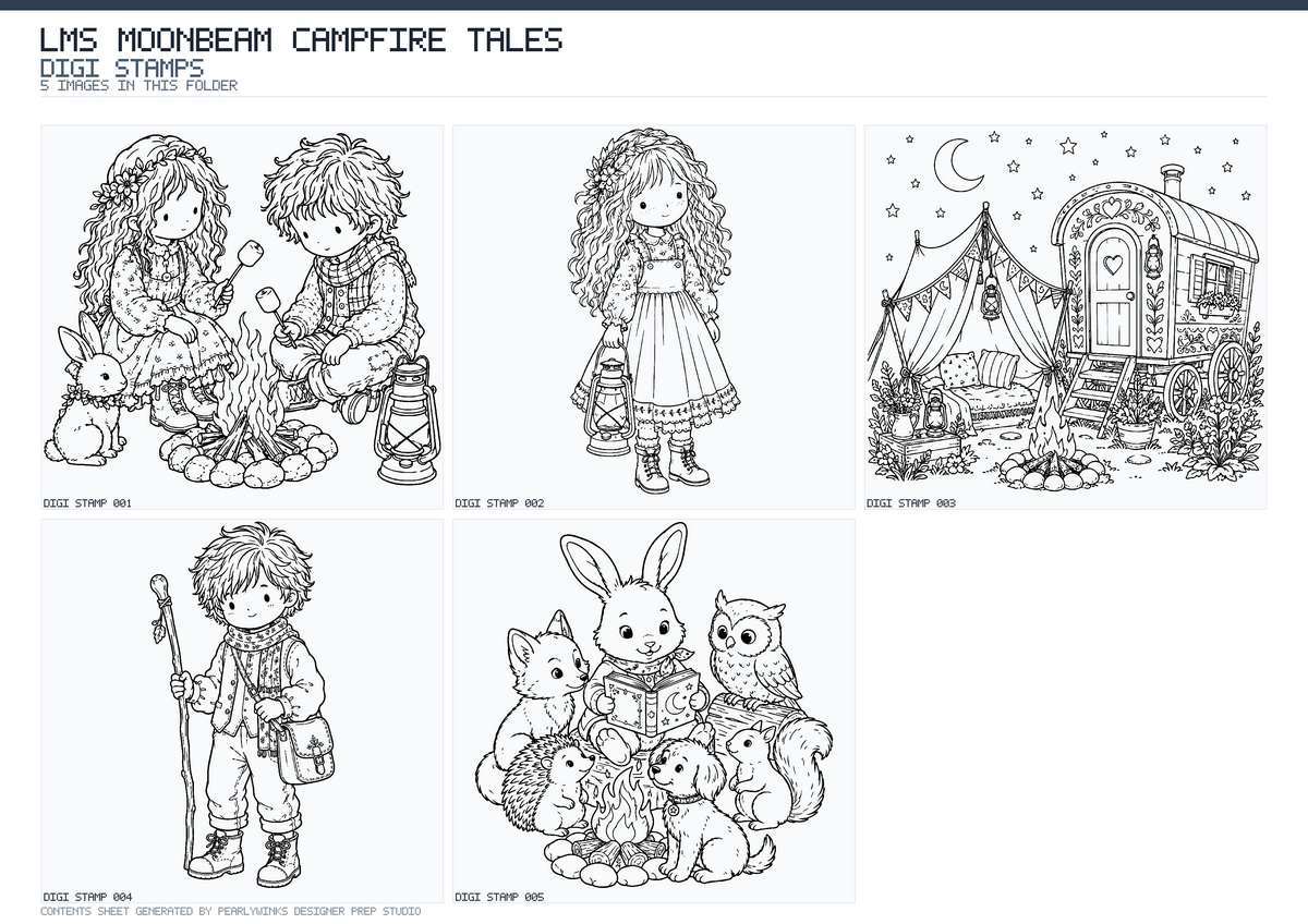 Pearlywinks - Little Meadow Stories - Moonbeam Campfire Tales Digital Download - Image 7