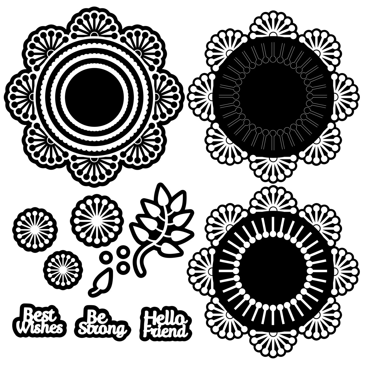 The Crafty Witches - Simply Spellbinding Doilies Collection Vol I SVG Files - Image 5