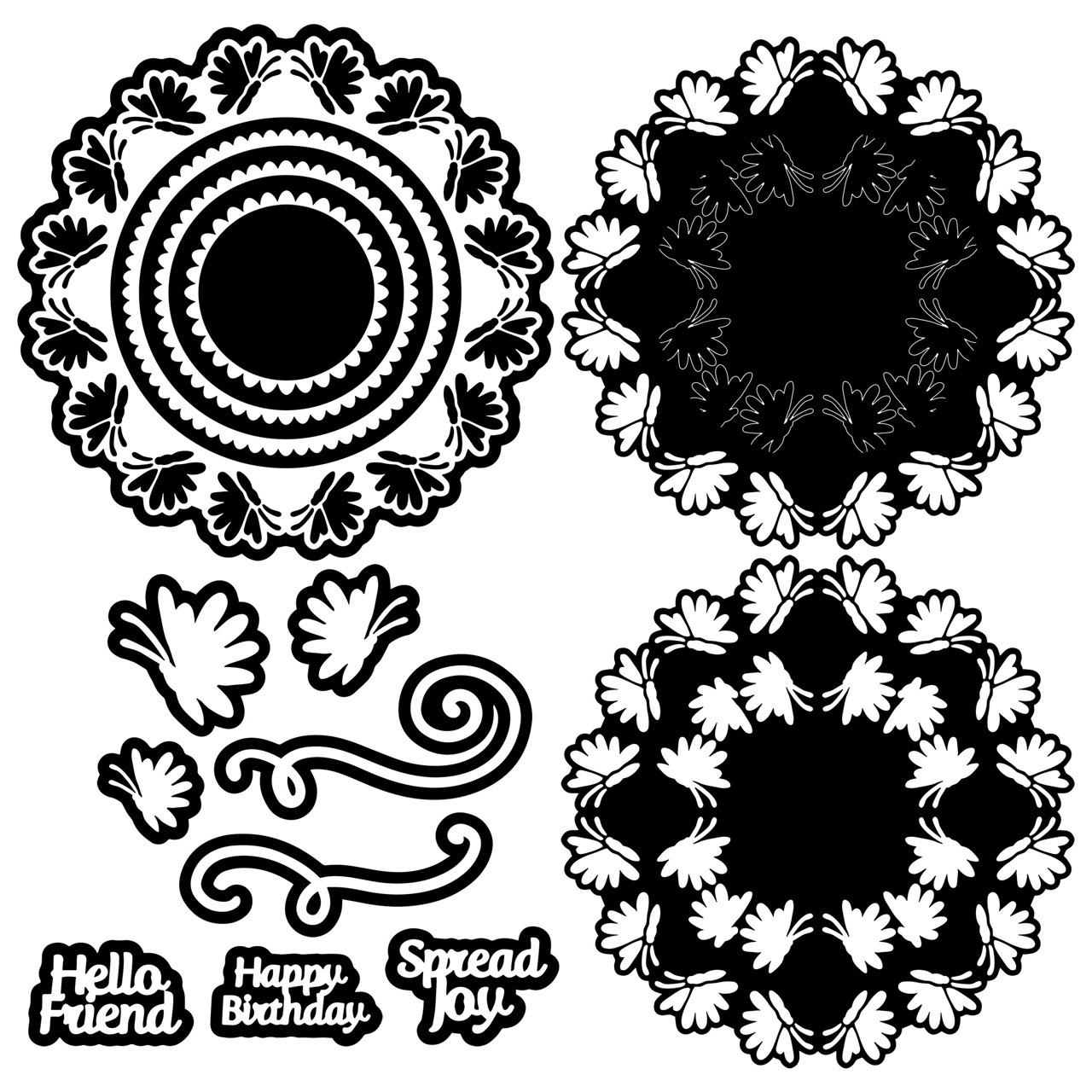 The Crafty Witches - Simply Spellbinding Doilies Collection Vol I SVG Files - Image 6