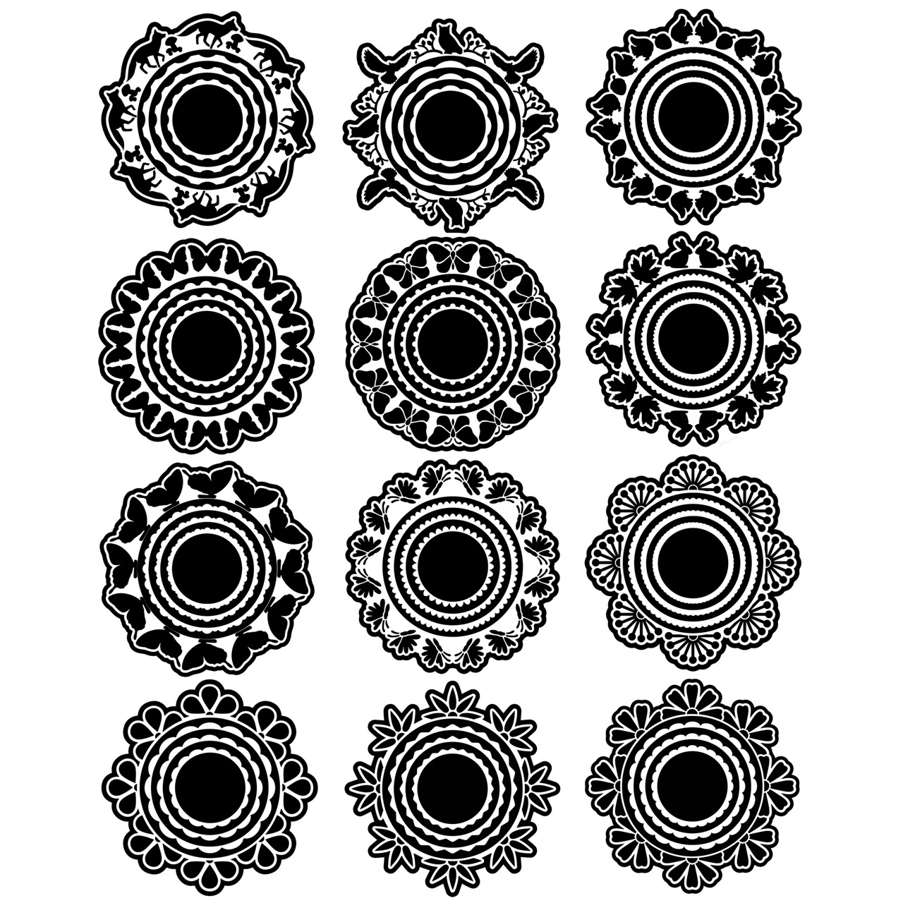 The Crafty Witches - Simply Spellbinding Doilies Collection Vol I SVG Files