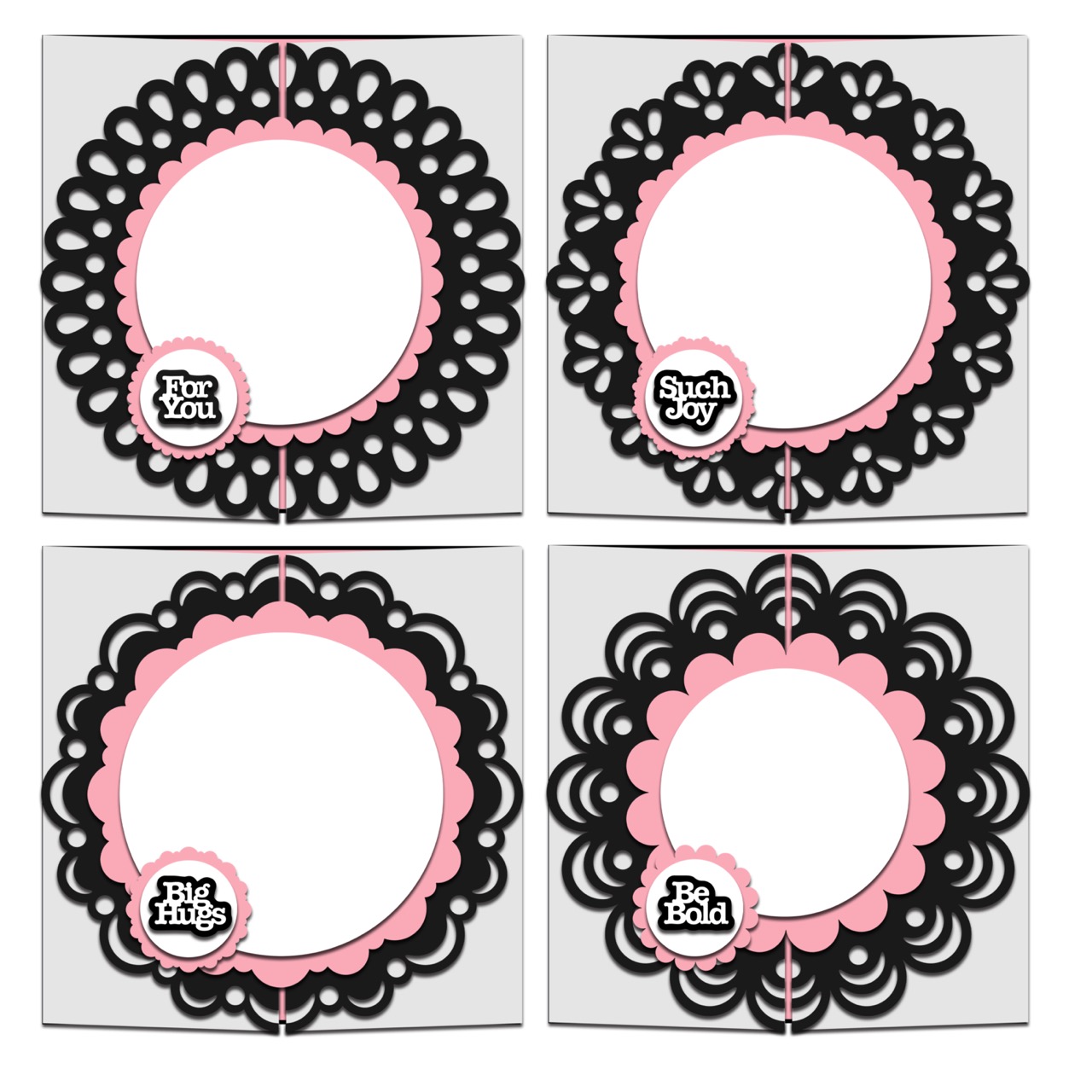 The Crafty Witches - Doily Fold Back Cards SVG Files - Image 6
