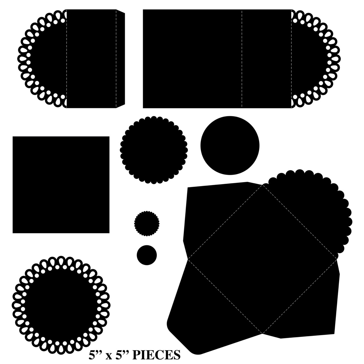 The Crafty Witches - Doily Fold Back Cards SVG Files - Image 7