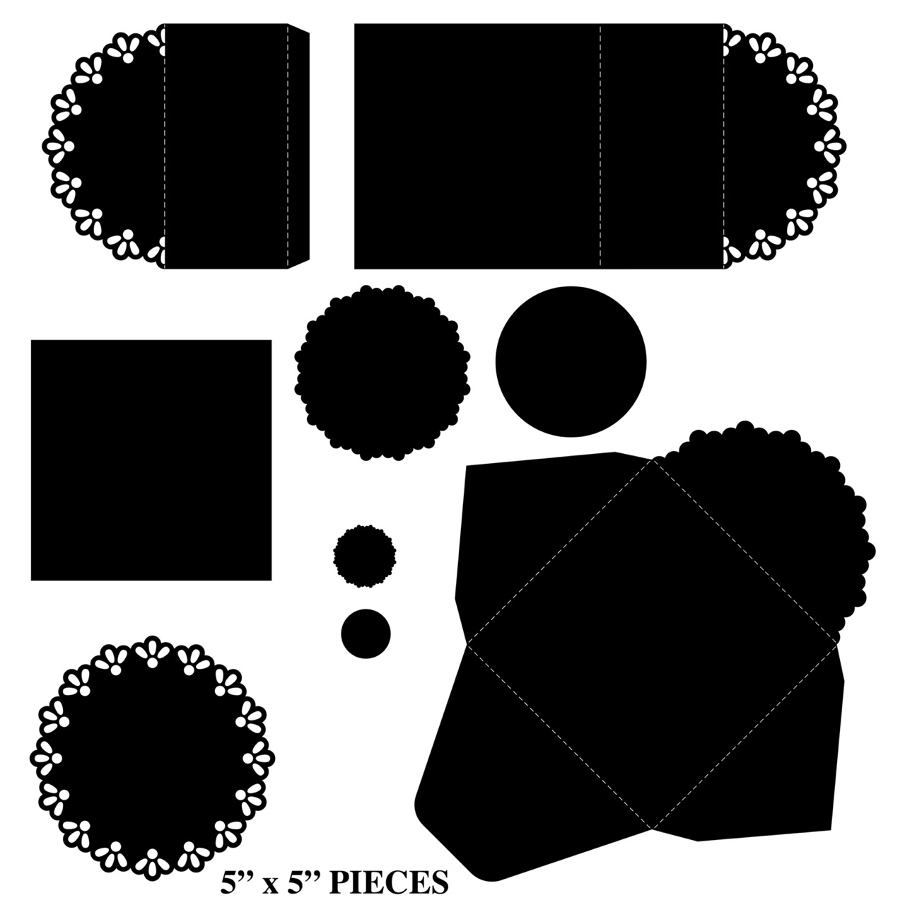 The Crafty Witches - Doily Fold Back Cards SVG Files - Image 8