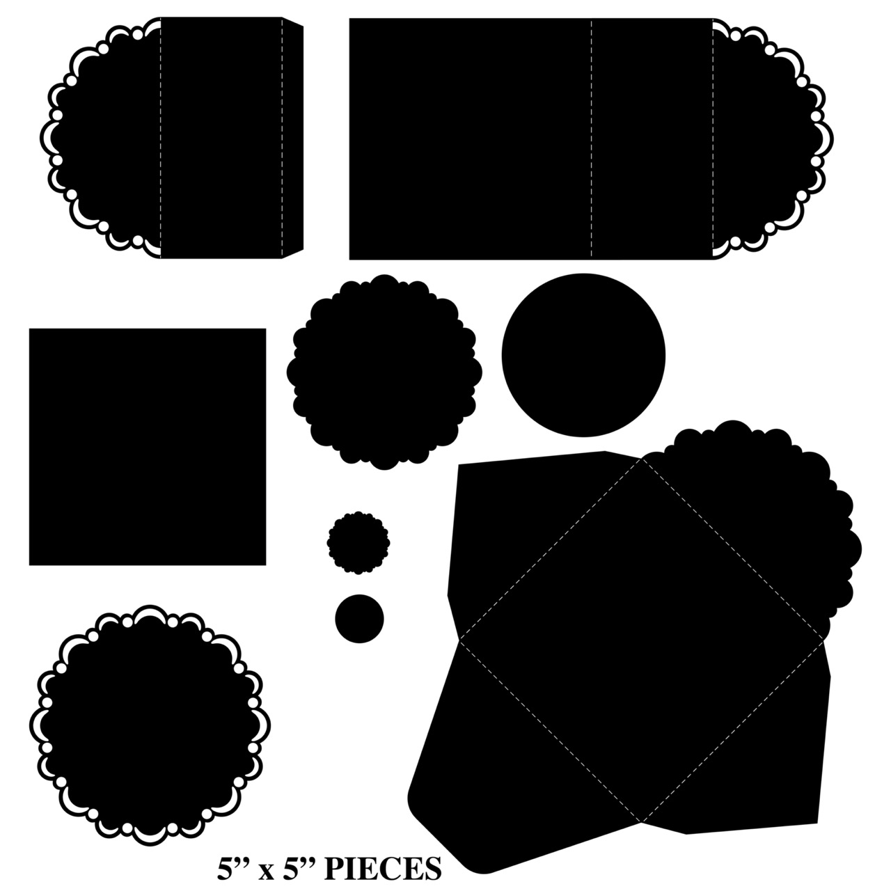 The Crafty Witches - Doily Fold Back Cards SVG Files - Image 9