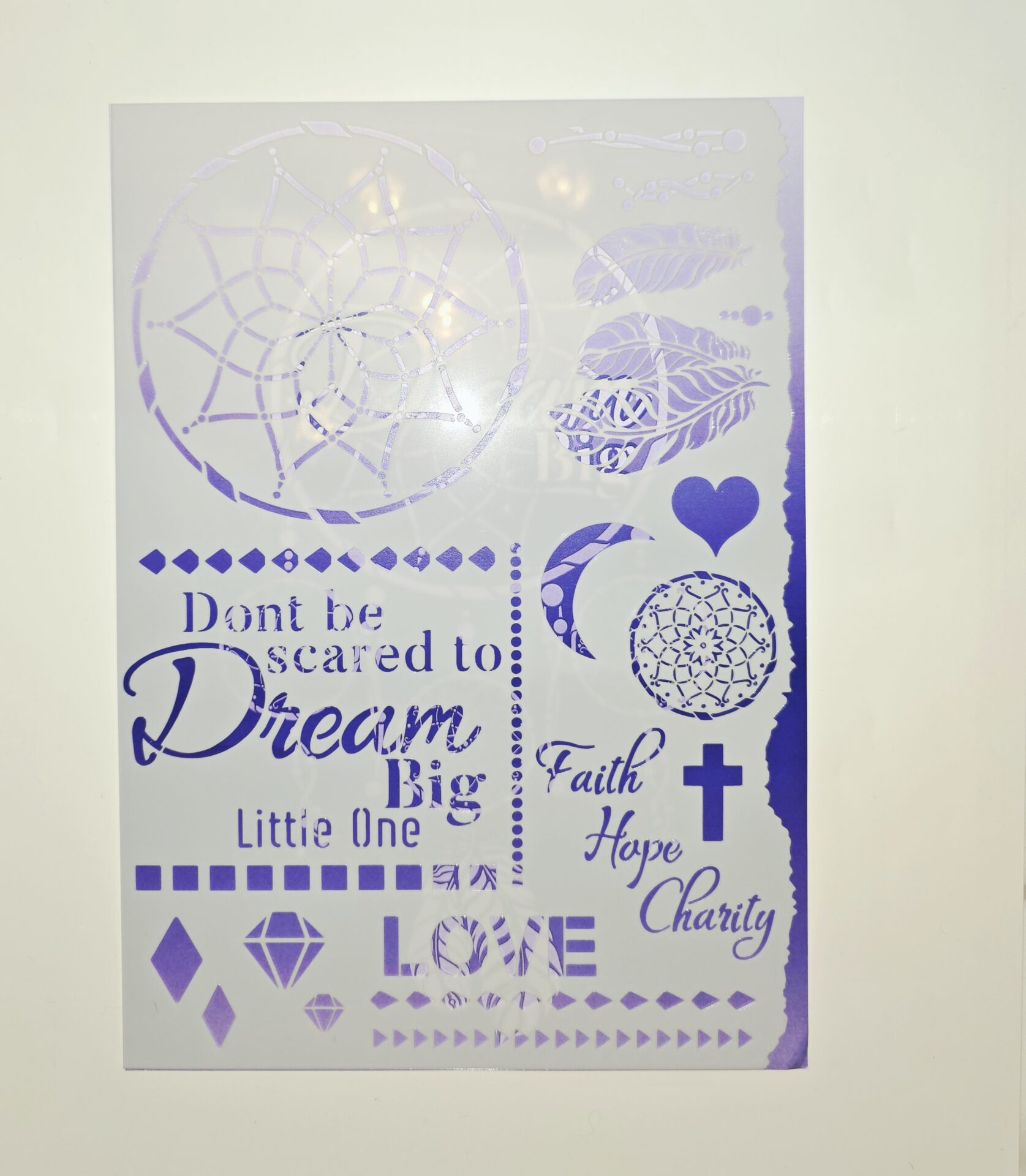 Pearlywinks - Dream Big Stencil