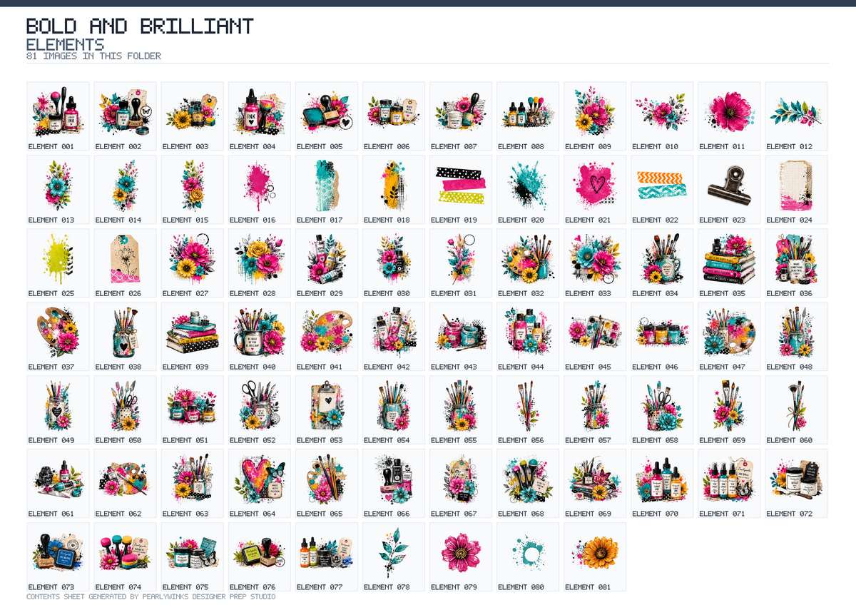 Pearlywinks - Bold and Brilliant Digital Collection - Image 8