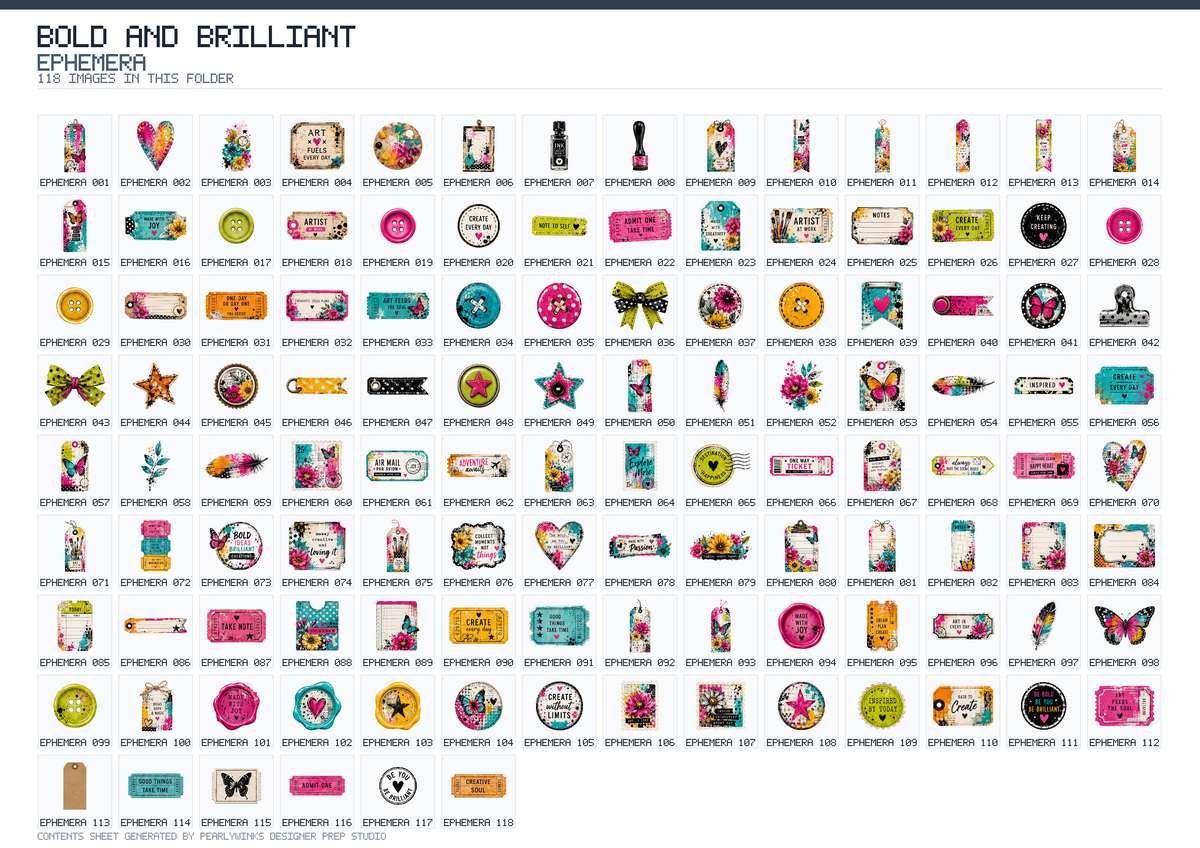 Pearlywinks - Bold and Brilliant Digital Collection - Image 9