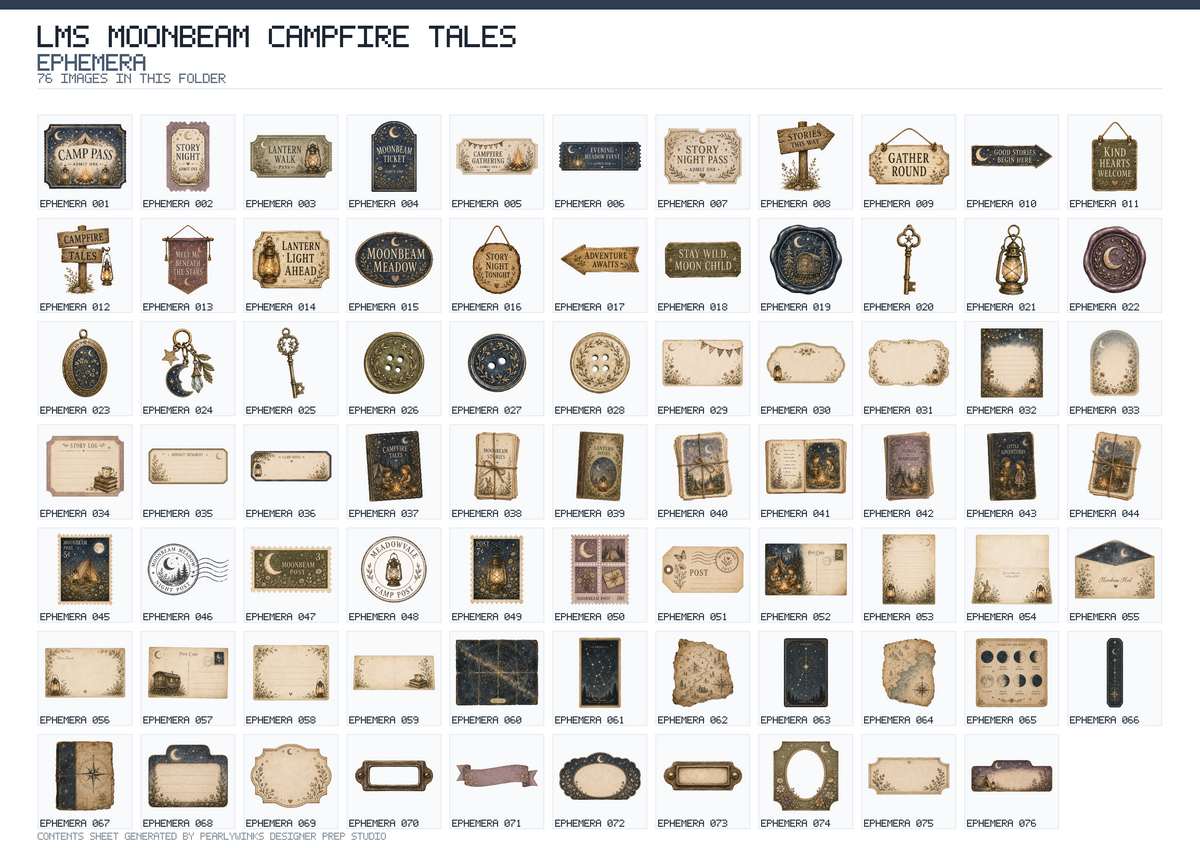 Pearlywinks - Little Meadow Stories - Moonbeam Campfire Tales Digital Download - Image 9