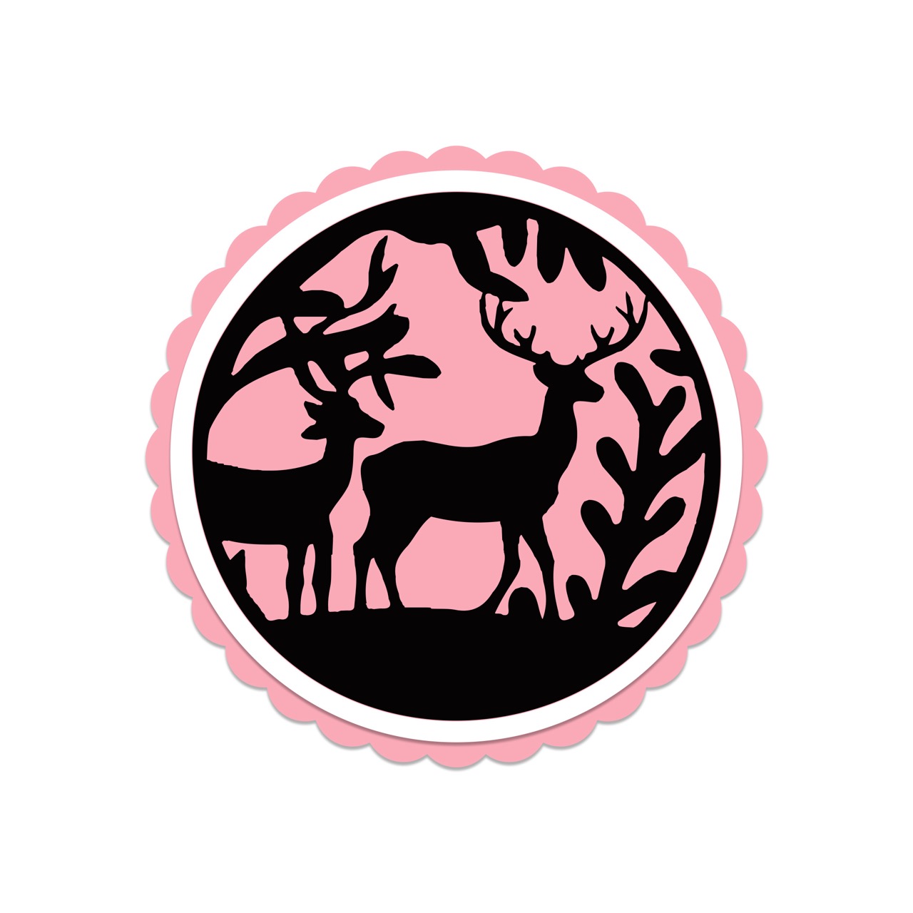 The Crafty Witches - Festive Circular Toppers SVG Files - Image 4