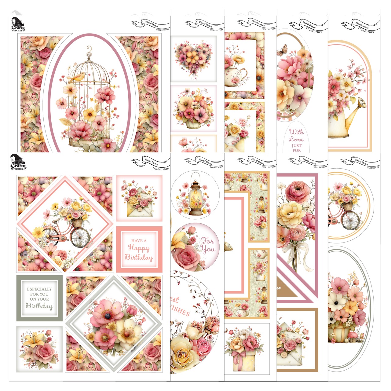 The Crafty Witches - Magical Floral Dance Digital Collection - Image 2