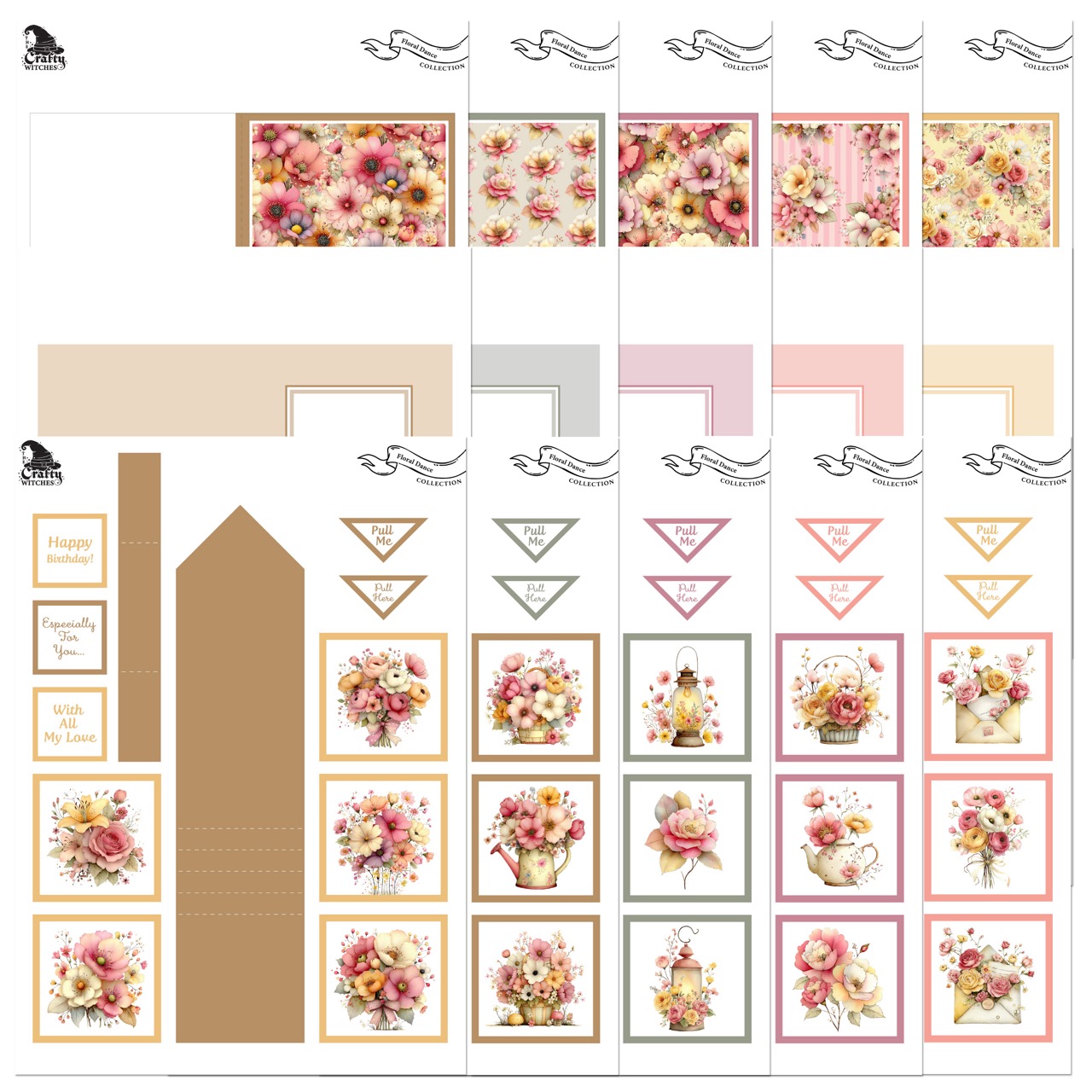 The Crafty Witches - Magical Floral Dance Digital Collection - Image 7