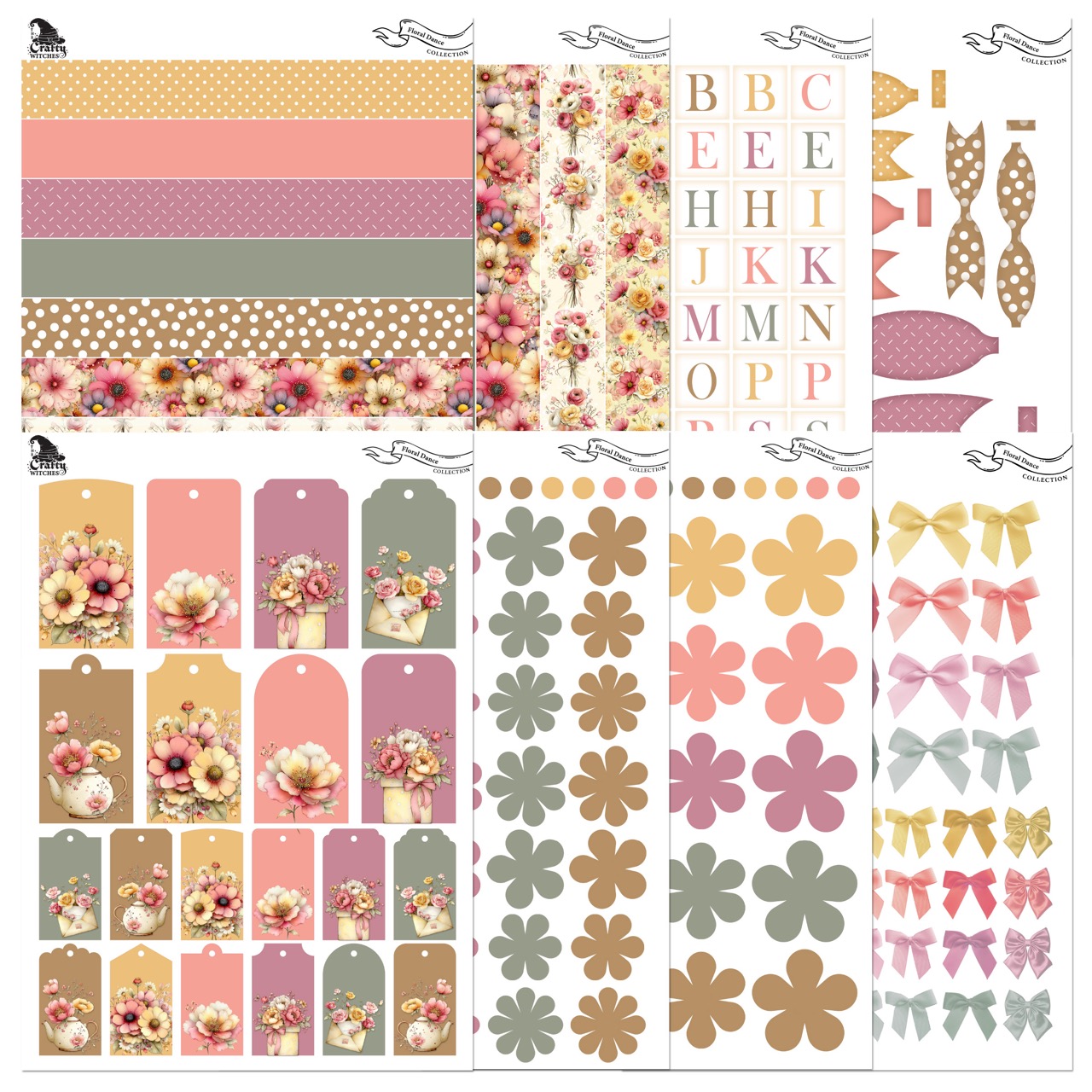The Crafty Witches - Magical Floral Dance Digital Collection - Image 6