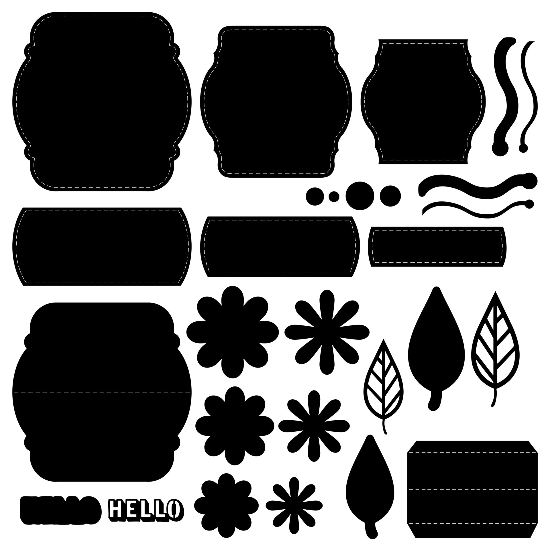The Crafty Witches Floral Bewitching Cards SVG & PDF Download - Image 8