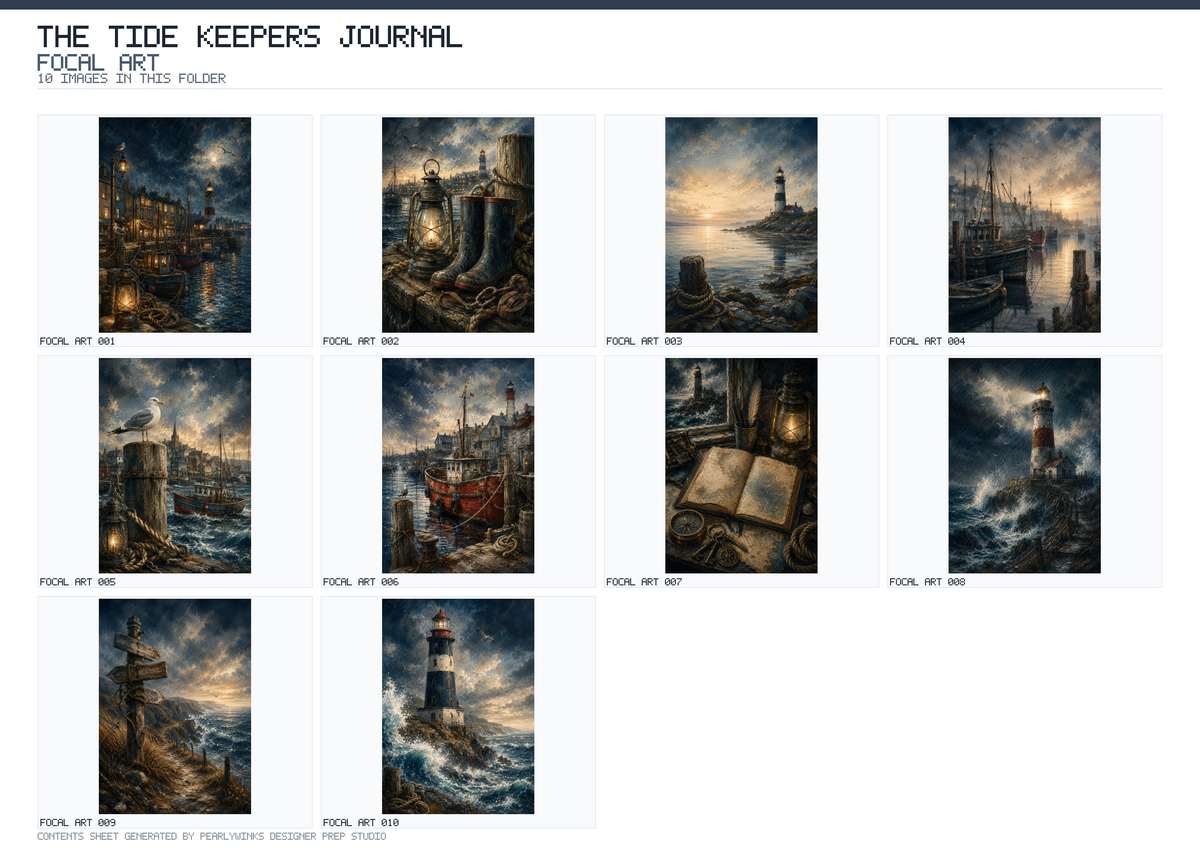 Pearlywinks - Tide Keepers Journal Digital Download - Image 9