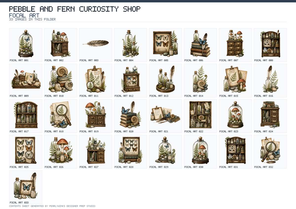 Pearlywinks - Pebble and Fern Curiosity Shop Digital Download - Image 7