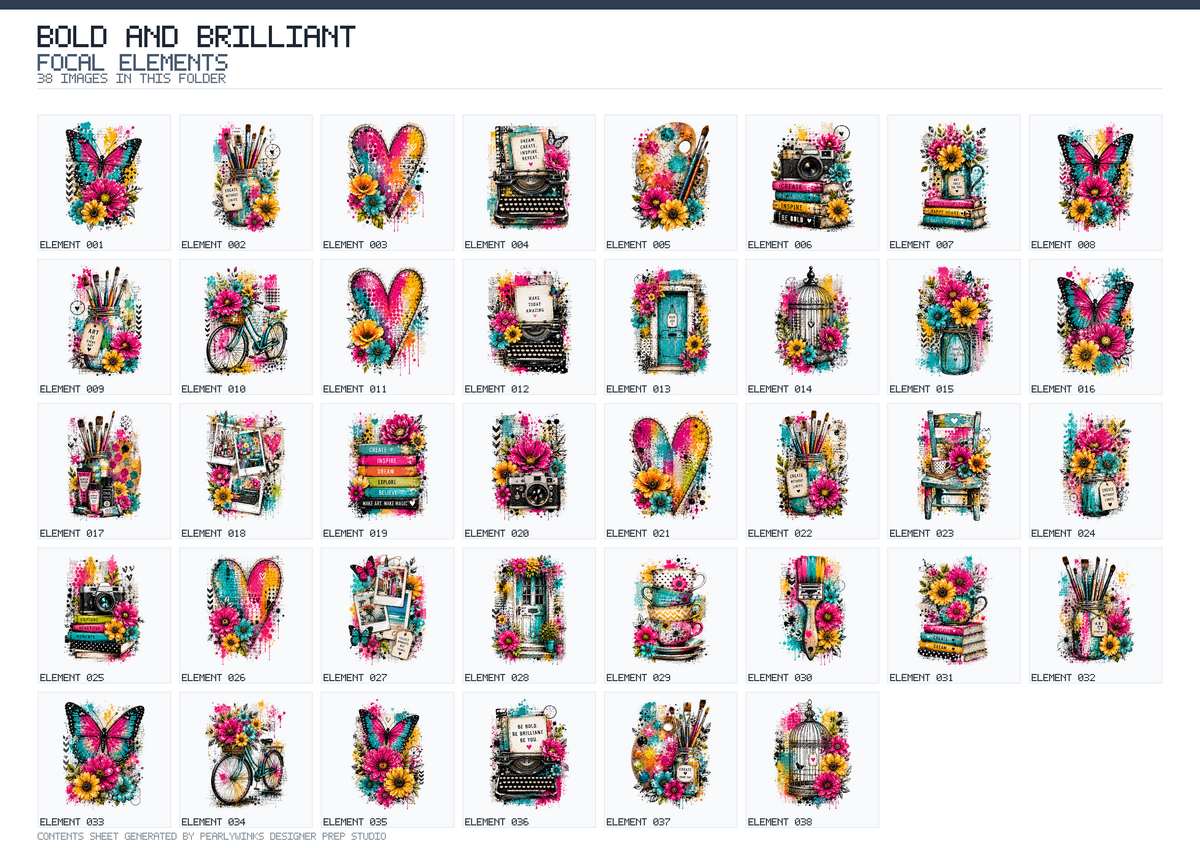 Pearlywinks - Bold and Brilliant Digital Collection - Image 10