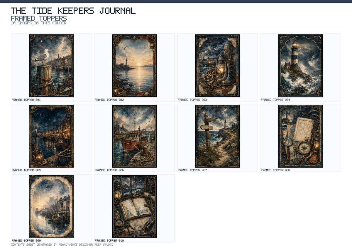 Pearlywinks - Tide Keepers Journal Digital Download - Image 11