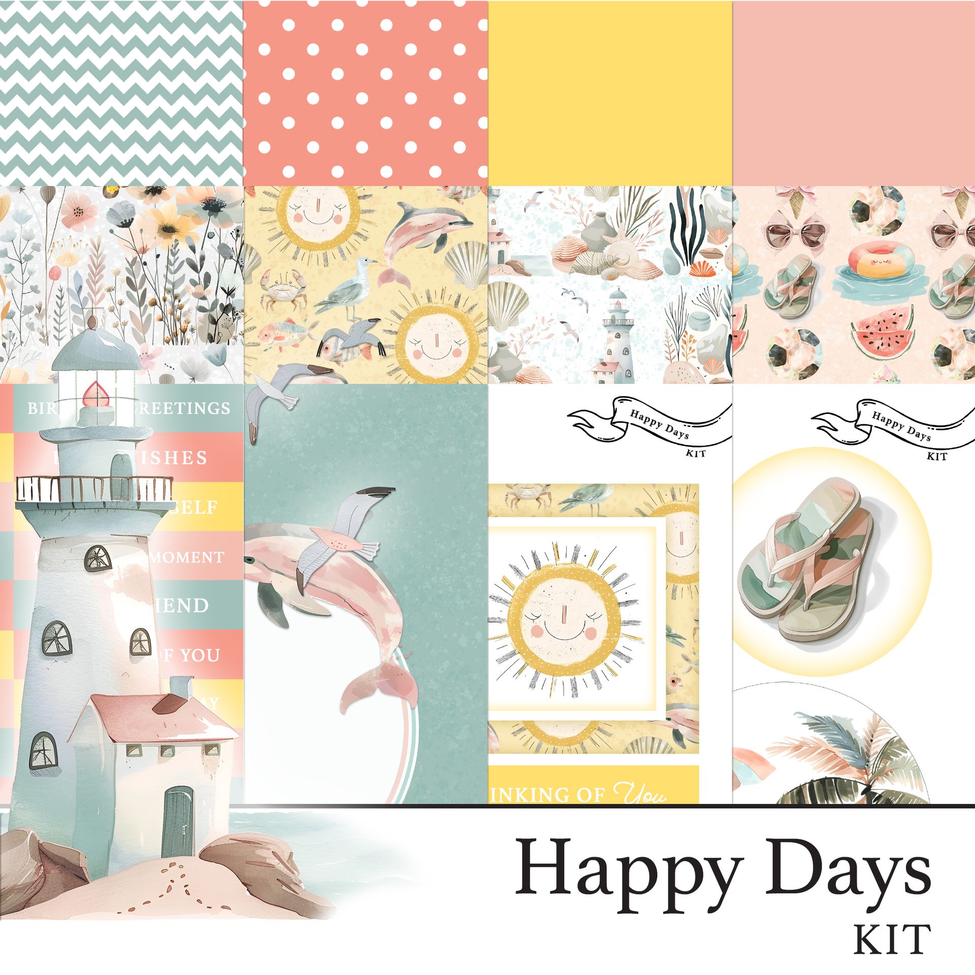 The Crafty Witches - Happy Days Kit