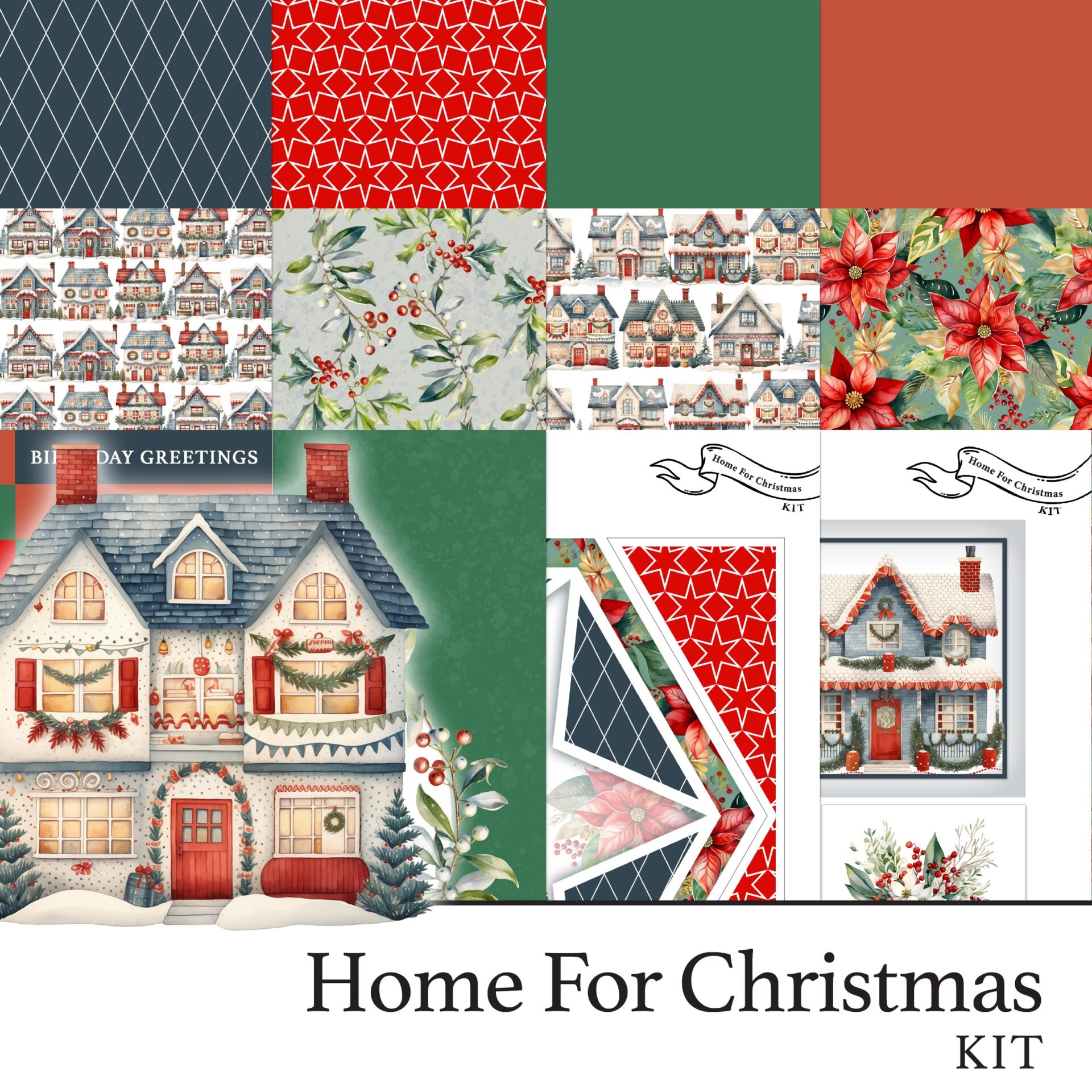 The Crafty Witches Frosted Elegance, Nativity Joy & Home for Christmas Download Kits - Image 4
