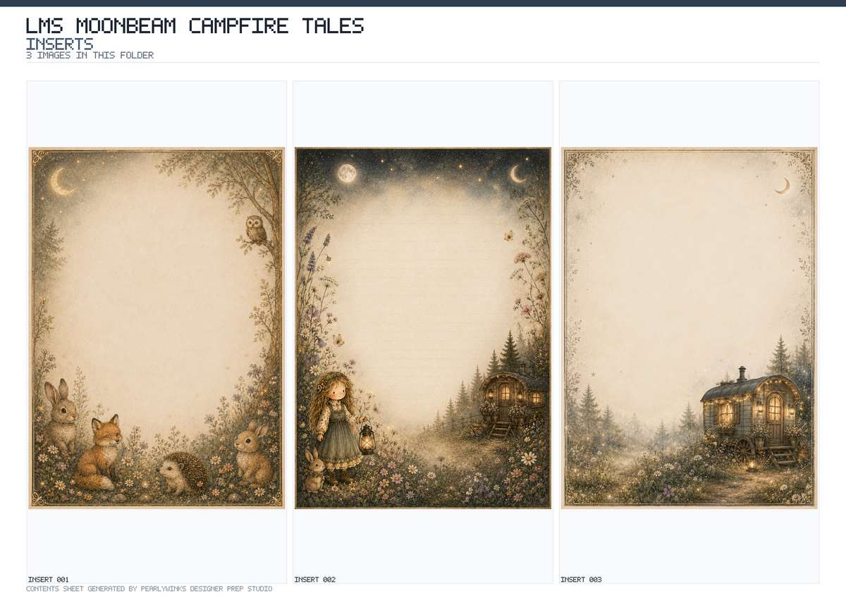 Pearlywinks - Little Meadow Stories - Moonbeam Campfire Tales Digital Download - Image 11