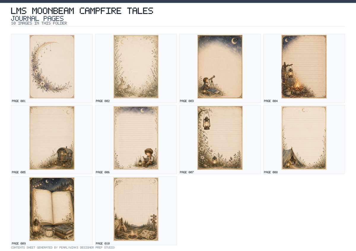 Pearlywinks - Little Meadow Stories - Moonbeam Campfire Tales Digital Download - Image 12