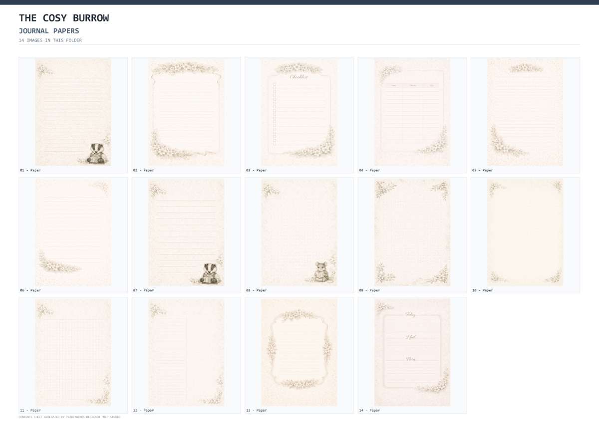 Pearlywinks - The Cosy Burrow Digital Collection Download - Image 7