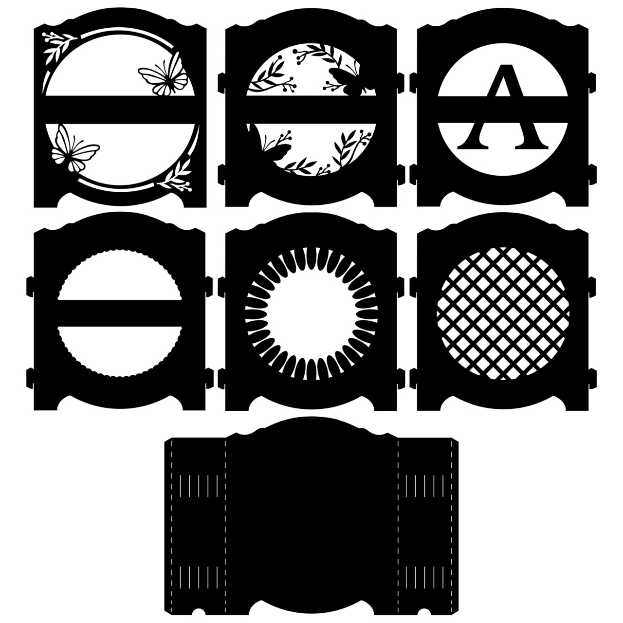 The Crafty Witches - Just for You Shadow Boxes SVG Files