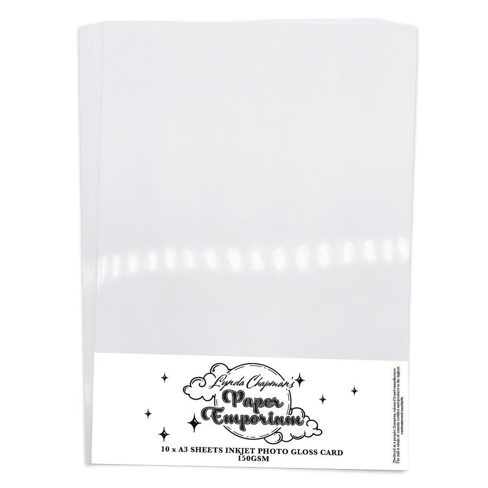 Paper Emporium Inkjet Photo Gloss Paper (10 A3 sheets - 150gsm)