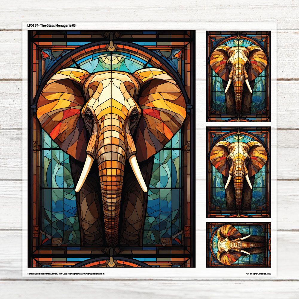 Highlight Luxe Large The Glass Menagerie 03 Heat Transfers
