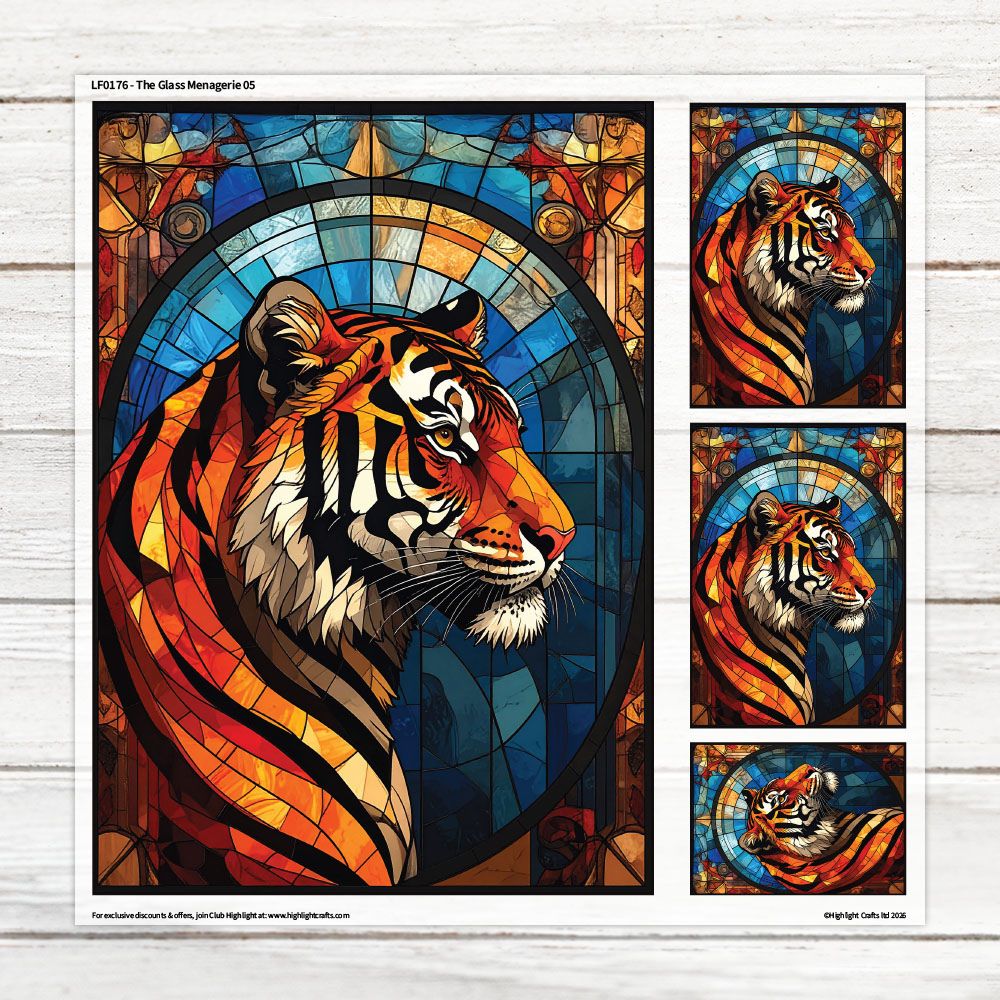 Highlight Luxe Large The Glass Menagerie 05 Heat Transfers