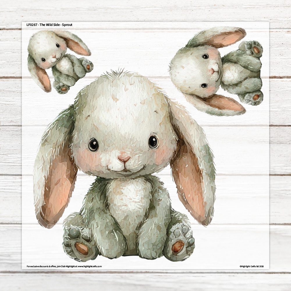 Highlight Luxe The Wild Side Sprout Large Heat Transfer Sheet