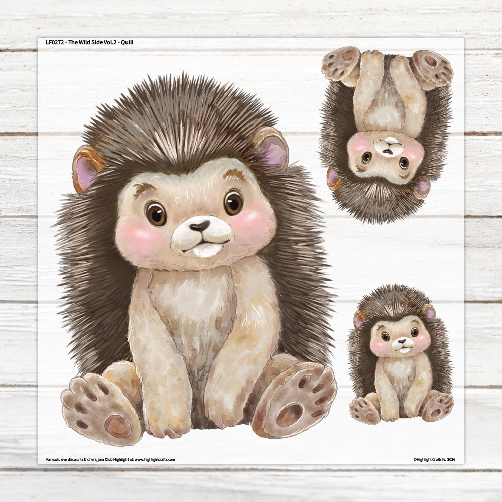Highlight Luxe The Wild Side Vol 2 Quill Large Heat Transfer Sheet