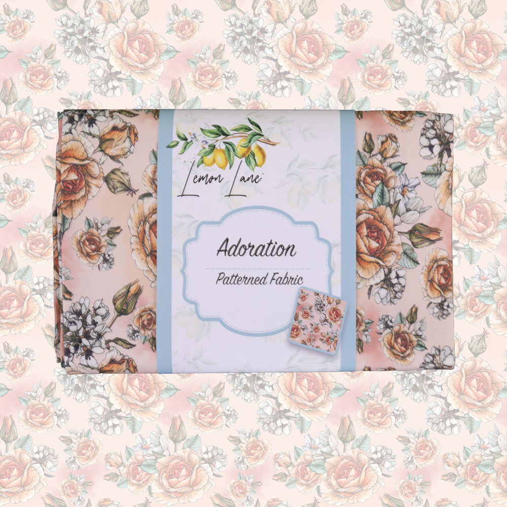 Lemon Lane Adoration Patterned Fabric